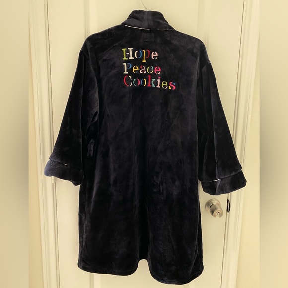 Peace Hope Robe kate spade | Intimates & Sleepwear | Kate Spade Midnight Blue Hope ...